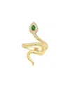 Sabrina Designs 14k 0.27 Ct. Tw. Diamond & Emerald Snake Wrap Ring In Gold