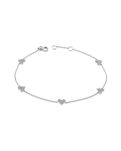 Sabrina Designs 14k 0.27 Ct. Tw. Diamond Station Bracelet In Metallic