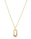 Sabrina Designs 14k 0.29 Ct. Tw. Diamond & Gemstone Dangle Pendant