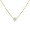Sabrina Designs 14k 0.29 Ct. Tw. Diamond Heart Necklace