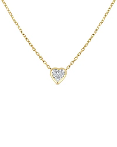 Sabrina Designs 14k 0.29 Ct. Tw. Diamond Heart Necklace