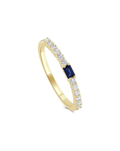 Sabrina Designs 14k 0.29 Ct. Tw. Diamond Sapphire Birthstone Ring In Gold
