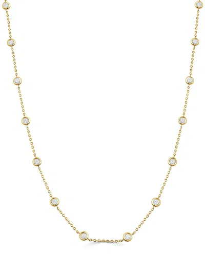 Sabrina Designs 14k 0.29 Ct. Tw. Diamond Station Necklace In Gold