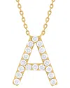 Sabrina Designs 14k 0.30 Ct. Tw. Diamond A Initial Pendant