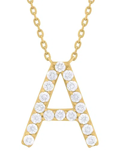 Sabrina Designs 14k 0.30 Ct. Tw. Diamond A Initial Pendant In Gold
