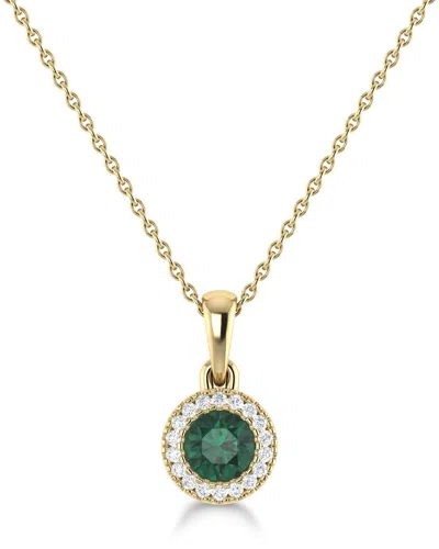 Sabrina Designs 14k 0.35 Ct. Tw. Diamond & Alexandrite Pendant In Gold