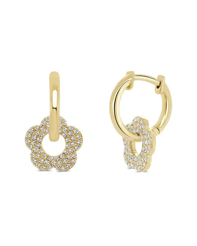 SABRINA DESIGNS SABRINA DESIGNS 14K 0.30 CT. TW. DIAMOND DANGLE FLOWER EARRINGS