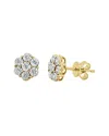 Sabrina Designs 14k 0.31 Ct. Tw. Diamond  Cluster Stud Earrings In Gold