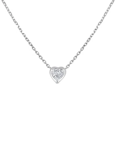 Sabrina Designs 14k 0.31 Ct. Tw. Diamond Heart Necklace