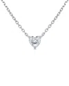 Sabrina Designs 14k 0.31 Ct. Tw. Diamond Heart Solitaire Pendant