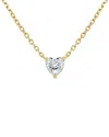 Sabrina Designs 14k 0.31 Ct. Tw. Diamond Heart Solitaire Pendant