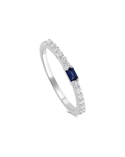 Sabrina Designs 14k 0.31 Ct. Tw. Diamond Sapphire Birthstone Ring In Metallic