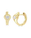 Sabrina Designs 14k 0.32 Ct. Tw. Diamond Huggie Earrings