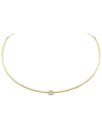 Sabrina Designs 14k 0.32 Ct. Tw. Diamond Necklace In Orange