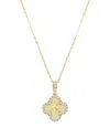 Sabrina Designs 14k 0.33 Ct. Tw. Diamond Clover Necklace