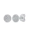 Sabrina Designs 14k 0.33 Ct. Tw. Diamond Disc Earrings