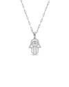 Sabrina Designs 14k 0.33 Ct. Tw. Diamond Hamsa Necklace