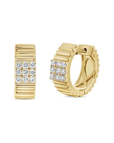 Sabrina Designs 14k 0.33 Ct. Tw. Diamond Huggie Earrings In Gold