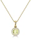 Sabrina Designs 14k 0.34 Ct. Tw. Diamond & Peridot Pendant