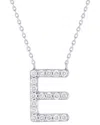 Sabrina Designs 14k 0.34 Ct. Tw. Diamond E Initial Pendant