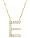 Sabrina Designs 14k 0.34 Ct. Tw. Diamond E Initial Pendant