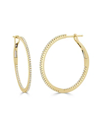 Sabrina Designs 14k 0.34 Ct. Tw. Diamond Hoops In Gold