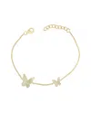 Sabrina Designs 14k 0.35 Ct. Tw. Diamond Butterfly Bracelet