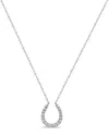 Sabrina Designs 14k 0.35 Ct. Tw. Diamond Horseshoe Necklace