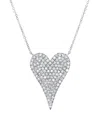 Sabrina Designs 14k 0.36 Ct. Tw. Diamond Heart Necklace