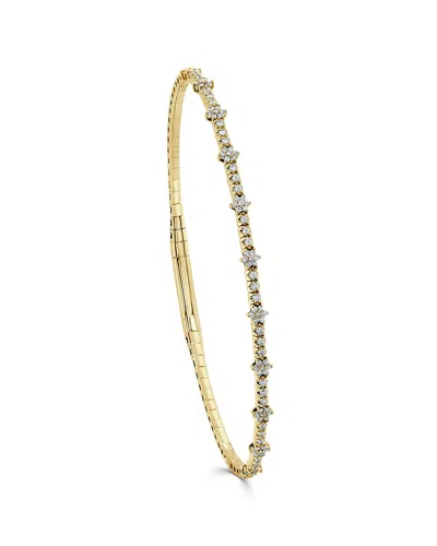 Sabrina Designs 14k 0.37 Ct. Tw. Diamond Bangle Bracelet In Gold