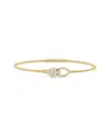 Sabrina Designs 14k 0.38 Ct. Tw. Diamond & Emerald Snake Stackable Bangle In Gold