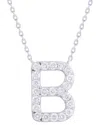 Sabrina Designs 14k 0.38 Ct. Tw. Diamond B Initial Pendant