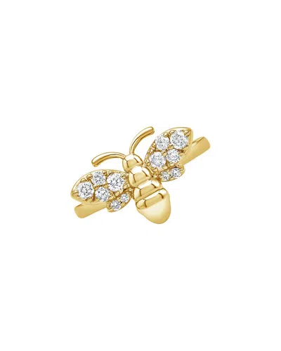 Sabrina Designs 14k 0.38 Ct. Tw. Diamond Bee Ring In Gold