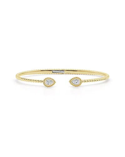 Sabrina Designs 14k 0.39 Ct. Tw. Diamond Open Bangle Bracelet In Gold