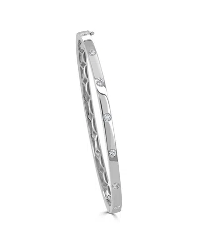 Sabrina Designs 14k 0.40 Ct. Tw. Diamond Bangle Bracelet In Metallic