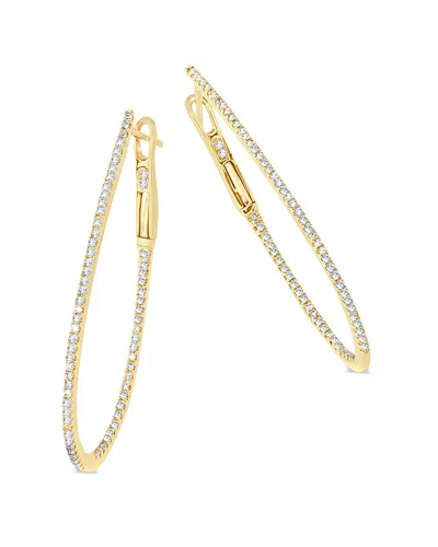 Sabrina Designs 14k 0.40 Ct. Tw. Diamond Inside Out Hoops