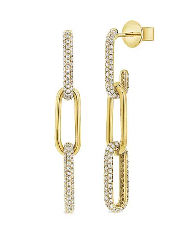 Sabrina Designs 14k 0.40 Ct. Tw. Diamond Link Earrings In Gold