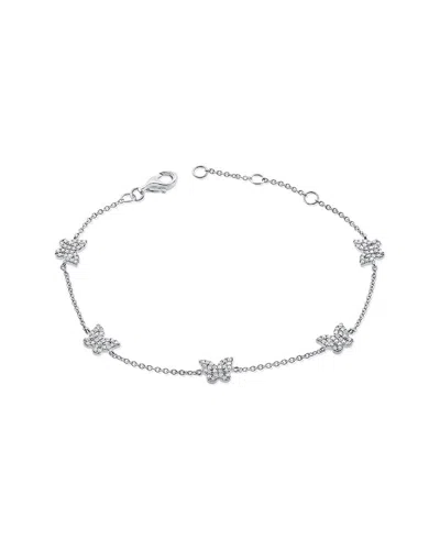 Sabrina Designs 14k 0.40 Ct. Tw. Station Butterfly Bracelet