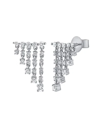 Sabrina Designs 14k 0.41 Ct. Tw. Diamond Dangle Climber Earrings