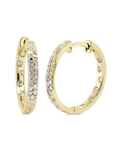Sabrina Designs 14k 0.41 Ct. Tw. Diamond Hoop Earrings In Gold