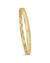 Sabrina Designs 14k 0.42 Ct. Tw. Diamond 5-stone Bangle Bracelet