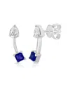 Sabrina Designs 14k 0.42 Ct. Tw. Diamond & Sapphire Studs