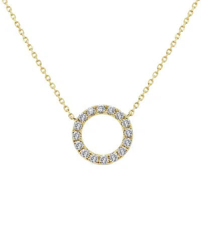 Sabrina Designs 14k 0.42 Ct. Tw. Diamond Circle Necklace