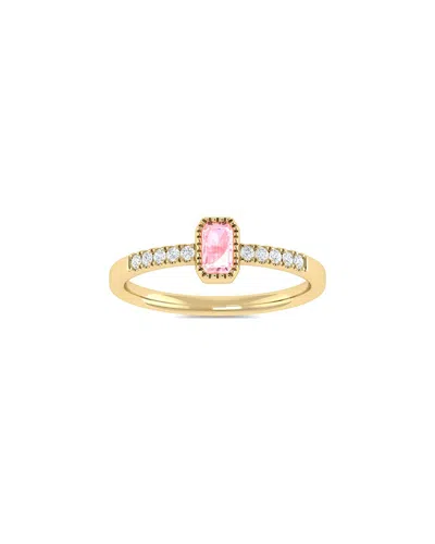SABRINA DESIGNS SABRINA DESIGNS 14K 0.44 CT. TW. DIAMOND & PINK TOURMALINE RING