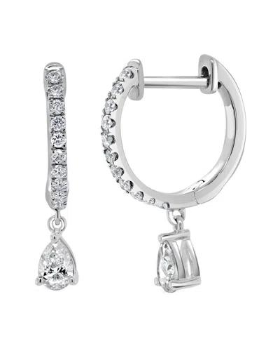 Sabrina Designs 14k 0.44 Ct. Tw. Diamond Drop Earrings In Metallic