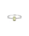 Sabrina Designs 14k 0.45 Ct. Tw. Diamond Peridot Birthstone Ring In Metallic