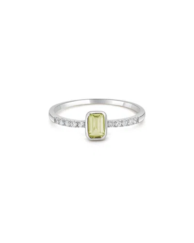 Sabrina Designs 14k 0.45 Ct. Tw. Diamond Peridot Birthstone Ring In Metallic