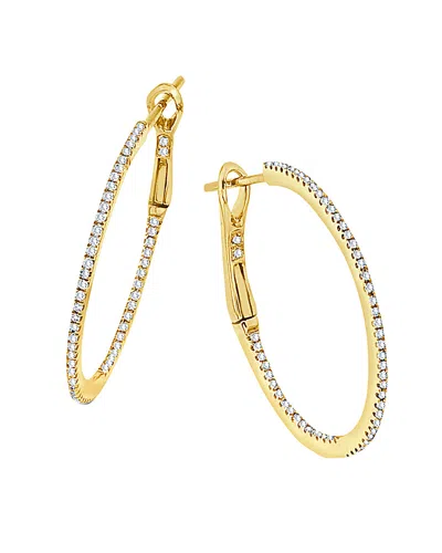Sabrina Designs 14k 0.46 Ct. Tw. Diamond Hoops In Gold