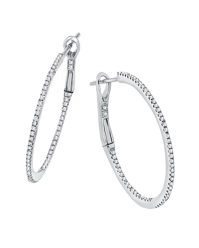Sabrina Designs 14k 0.46 Ct. Tw. Diamond Hoops