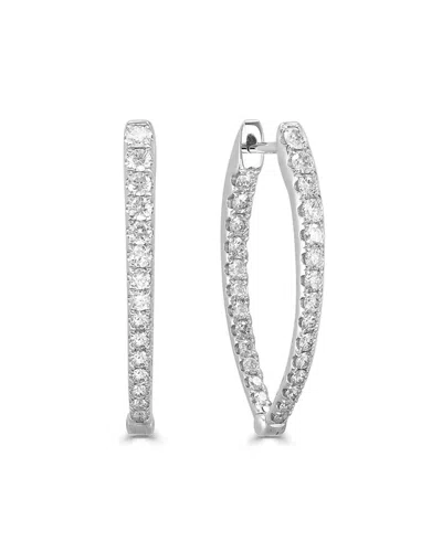 Sabrina Designs 14k 0.46 Ct. Tw. Diamond Oval Hoops